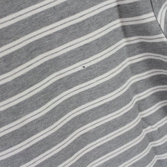 Nike Vintage gestreiftes Polo Shirt - Farbe: Grey - Größe: M - vintageR2