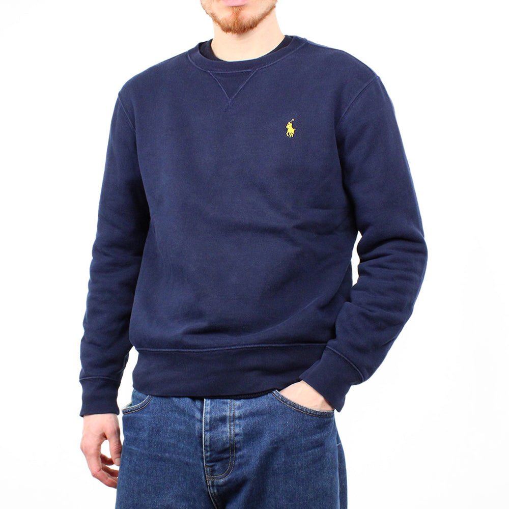 Ralph Lauren Basic Sweatshirt - Farbe: Navy - Größe: M - VintageR2