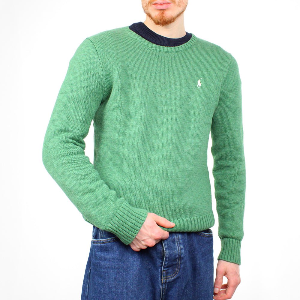 Ralph Lauren Knit Sweater - Farbe: Green - Größe: M - VintageR2