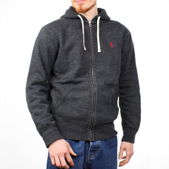 Ralph Lauren Stone Wash Hoodie - Farbe: Black - Größe: M - VintageR2