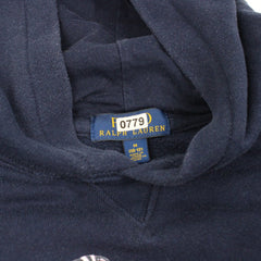 Ralph Lauren Teddybär Ice Hockey Hoodie - Farbe: Navy - Größe: XS - VintageR2