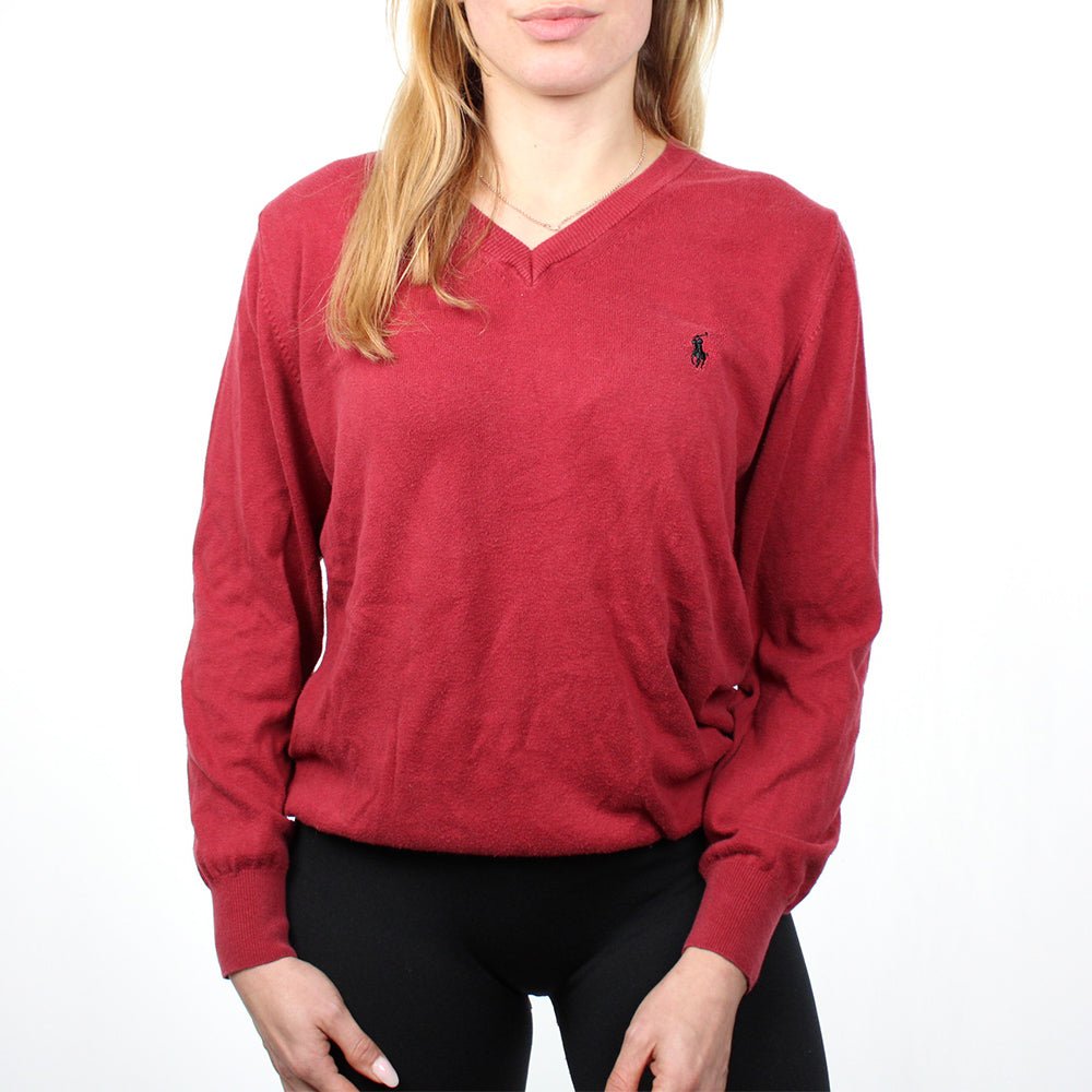 Ralph Lauren Vintage Longsleeve - Farbe: Red - Größe: M - vintageR2