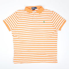 Ralph Lauren Vintage Polo Shirt - Farbe: Orange - Größe: XL - vintageR2