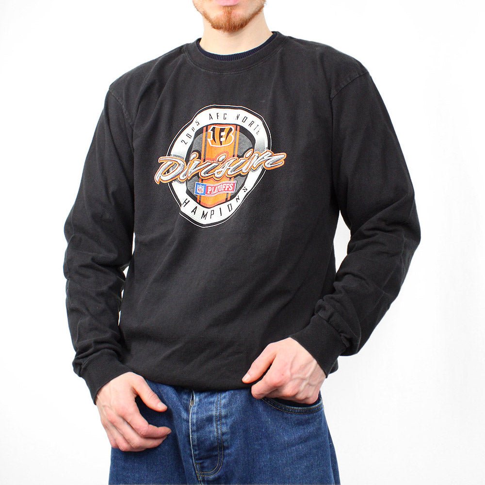 Reebok Vintage NFL Longsleeve - Farbe: Black - Größe: XL - VintageR2